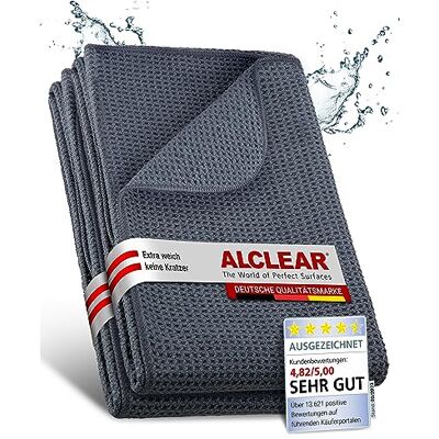 ALCLEAR Chiffons en microfibre - 2 pcs, Anthracite - Soins auto et moto - Publicité ALCLEAR Chiffons en microfibre - 2 pcs, Anthracite - Soins auto et moto - Publicité