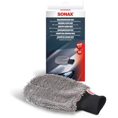SONAX Gant de Nettoyage (1 pièce) Gant de lavage auto doux et absorbant, élimine saletés tenaces sans abîmer la peinture. Publicité SONAX Gant de Nettoyage (1 pièce) Gant de lavage auto doux et absorbant, élimine saletés tenaces sans abîmer la peinture. Publicité