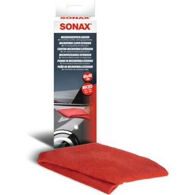 SONAX Chiffon Microfibre extérieur (1 pièce) Chiffon microfibre doux pour éliminer les résidus et obtenir une brillance sans rayures ni stries. Publicité SONAX Chiffon Microfibre extérieur (1 pièce) Chiffon microfibre doux pour éliminer les résidus et obtenir une brillance sans rayures ni stries. Publicité