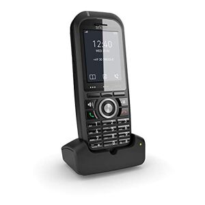 Snom M70 IP DECT combiné robuste UE / Etats-Unis, VoIP, SIP, Bluetooth, HD, touche d'alarme, les vibrations, parfait pour une utilisation en extérieur, les chutes jusqu'à 2 mètres, Noir, 00004423 - Publicité