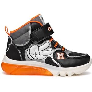 Geox J CIBERDRON Boy F Basket, Black/Silver, 26 EU - Publicité Geox J CIBERDRON Boy F Basket, Black/Silver, 26 EU - Publicité