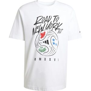 Adidas Herren FIFA WC Road to NY NJ Graphic T-Shirt, White, 3XL - Publicité Adidas Herren FIFA WC Road to NY NJ Graphic T-Shirt, White, 3XL - Publicité