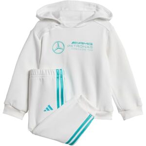 Adidas Mixte bébé MERCEDES AMG PETRONAS FORMULA ONE TEAM DNA BABY JOGGER LONG SLEEVE, white/semi mint rush, 18-24 Months - Publicité Adidas Mixte bébé MERCEDES AMG PETRONAS FORMULA ONE TEAM DNA BABY JOGGER LONG SLEEVE, white/semi mint rush, 18-24 Months - Publicité