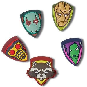 Crocs 5-pack Marvel Jibbitz Shoe Charms Breloques de Chaussure Mixte, Guardians of the Galaxy, Taille Unique - Publicité Crocs 5-pack Marvel Jibbitz Shoe Charms Breloques de Chaussure Mixte, Guardians of the Galaxy, Taille Unique - Publicité