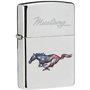 Zippo Briquet tempête, motif Ford, chrome haute brillance, impression colorée Color Image avec gravure durable Lustre, rechargeable, réutilisable, coupe-vent, boîte cadeau, fabriqué aux États-Unis - Publicité Zippo Briquet tempête, motif Ford, chrome haute brillance, impression colorée Color Image avec gravure durable Lustre, rechargeable, réutilisable, coupe-vent, boîte cadeau, fabriqué aux États-Unis - Publicité