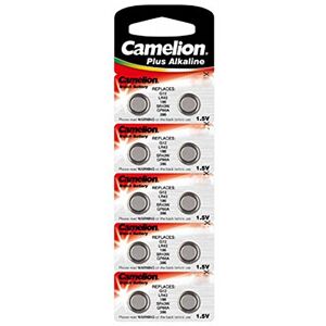 CAMELION AG12/LR43/LR1142/386 Pack de 10 Piles jetables pour Appareil Photo - Publicité