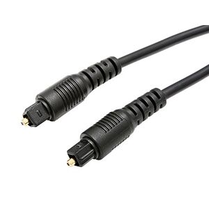 KnnX 28011   Câble optique audio numérique Toslink SPDIF 1m   mâle vers male   pour connecter barres de son, Blu-ray, DVD, systèmes Home Cinéma, préamplificateurs, PS4, Xbox et Playstation à un téléviseur - Publicité