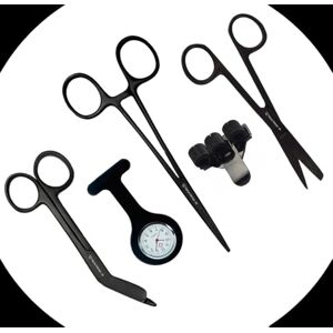 Nurse Heroes Kit de démarrage d'infirmière « Matt Black » Ciseaux de bandage Accessoires d'infirmière Cadeau d'infirmière Montre sœur Porte-stylo infirmière - Publicité Nurse Heroes Kit de démarrage d'infirmière « Matt Black » Ciseaux de bandage Accessoires d'infirmière Cadeau d'infirmière Montre sœur Porte-stylo infirmière - Publicité