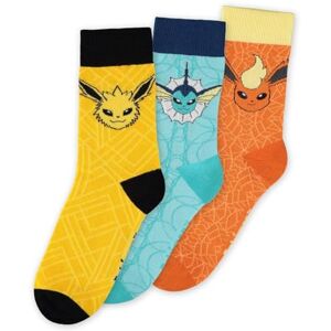 Pokémon Évolutions Évoli Femme Chaussettes multicolore EU 43-46 - Publicité Pokémon Évolutions Évoli Femme Chaussettes multicolore EU 43-46 - Publicité