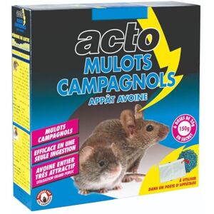 Acto MULOTS – CAMPAGNOLS APPÂT Avoine Élimine Les mulots et Les campagnols des Champs. 150G MULOT2 - Publicité Acto MULOTS – CAMPAGNOLS APPÂT Avoine Élimine Les mulots et Les campagnols des Champs. 150G MULOT2 - Publicité