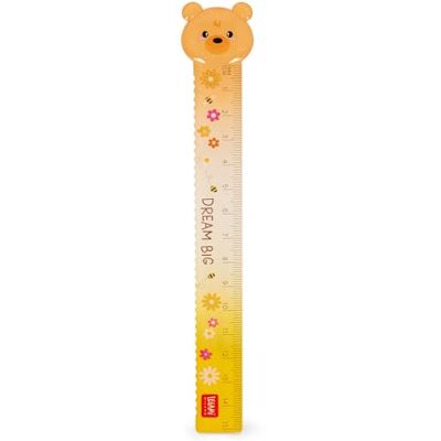 LEGAMI Règle à thème Teddy Bear, en plastique, 15 cm - Publicité LEGAMI Règle à thème Teddy Bear, en plastique, 15 cm - Publicité