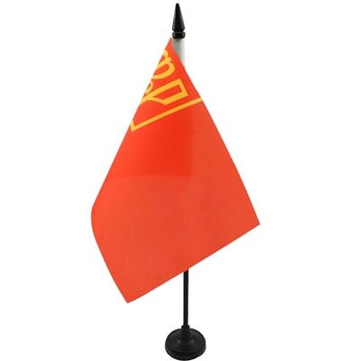 AZ FLAG Drapeau de Table Russie RSFSR 1918-1925 21x14 cm Socle Plastique - Publicité AZ FLAG Drapeau de Table Russie RSFSR 1918-1925 21x14 cm Socle Plastique - Publicité