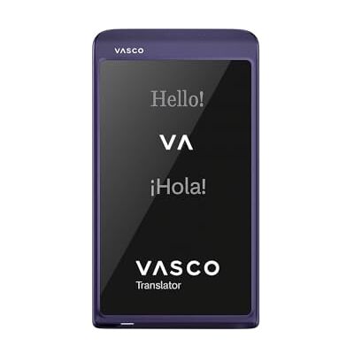 Vasco Electronics Vasco Translator Q1 Traducteur vocal instantané avec clonage de voix par IA 113 langues Internet gratuit à vie dans près de 200 pays Mystic Plum - Publicité Vasco Electronics Vasco Translator Q1 Traducteur vocal instantané avec clonage de voix par IA 113 langues Internet gratuit à vie dans près de 200 pays Mystic Plum - Publicité