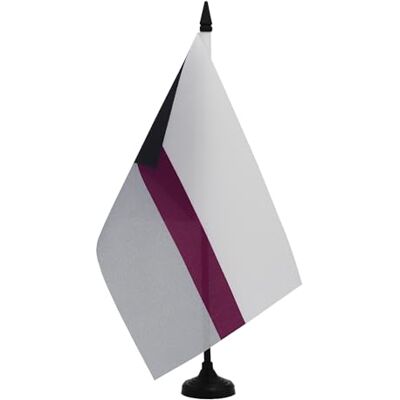 AZ FLAG Drapeau de Table Demisexualité 21x14 cm Socle Plastique - Publicité AZ FLAG Drapeau de Table Demisexualité 21x14 cm Socle Plastique - Publicité