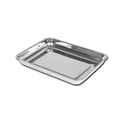 GIMA Vassoio Inox Dentale - 208x109x15mm - Plateau Dentaire - Publicité GIMA Vassoio Inox Dentale - 208x109x15mm - Plateau Dentaire - Publicité