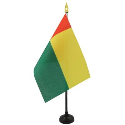 AZ FLAG Drapeau de Table Guinée-Bissau 15x10 cm Socle Plastique - Publicité AZ FLAG Drapeau de Table Guinée-Bissau 15x10 cm Socle Plastique - Publicité