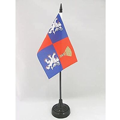 AZ FLAG Drapeau de Table Province de Gascogne 15x10 cm Socle Plastique - Publicité AZ FLAG Drapeau de Table Province de Gascogne 15x10 cm Socle Plastique - Publicité