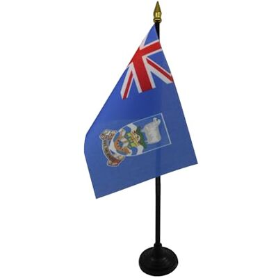 AZ FLAG Drapeau de Table îles Malouines 15x10 cm Socle Plastique - Publicité AZ FLAG Drapeau de Table îles Malouines 15x10 cm Socle Plastique - Publicité