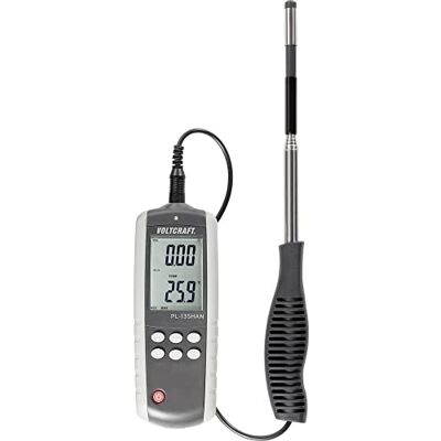 VOLTCRAFT Anémomètre PL-135HAN 0.1 à 25 m/s - Publicité VOLTCRAFT Anémomètre PL-135HAN 0.1 à 25 m/s - Publicité