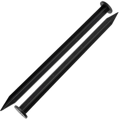 AERZETIX C77385 Lot de 25 piquets d'ancrage 250 mm pour Bordure de Jardin Flexible Courbes de Parterre de Fleurs pelouse en Plastique Couleur Noir - Publicité AERZETIX C77385 Lot de 25 piquets d'ancrage 250 mm pour Bordure de Jardin Flexible Courbes de Parterre de Fleurs pelouse en Plastique Couleur Noir - Publicité