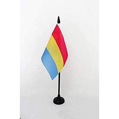 AZ FLAG Drapeau de Table Pansexualité 15x10 cm Socle Plastique - Publicité AZ FLAG Drapeau de Table Pansexualité 15x10 cm Socle Plastique - Publicité