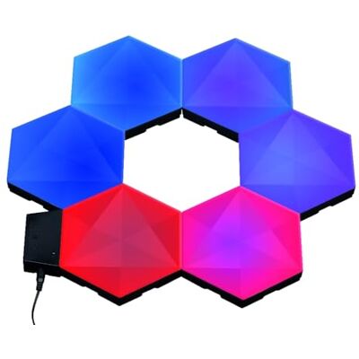 Konix Pack d'éclairage gaming LED Inferno 13,2 x 15,1 cm Illumination RGBIC Synchronisation musicale Compatible Smart Home Alexa et Google Home - Publicité Konix Pack d'éclairage gaming LED Inferno 13,2 x 15,1 cm Illumination RGBIC Synchronisation musicale Compatible Smart Home Alexa et Google Home - Publicité