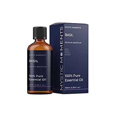 Mystic Moment - Basilic - 100% Pure - 100ml - Perfume Oil - Publicité Mystic Moment - Basilic - 100% Pure - 100ml - Perfume Oil - Publicité