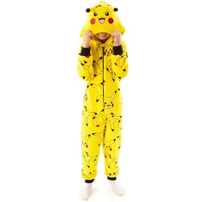 Pokémon Pokemon Grenouillère pour garçon Pikachu jaune oreilles 3D enfant tout en un 7-8 ans - Publicité Pokémon Pokemon Grenouillère pour garçon Pikachu jaune oreilles 3D enfant tout en un 7-8 ans - Publicité