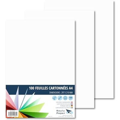 Raylu Papier RP-CART19 - Carton coloré A4 - 180g - 30+ Couleurs - Publicité Raylu Papier RP-CART19 - Carton coloré A4 - 180g - 30+ Couleurs - Publicité