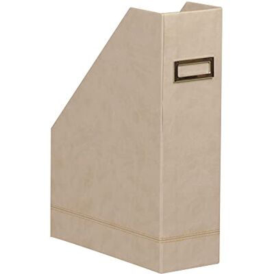 Rhodia 318835C Porte-Revues Beige -10 x 25 x 31 cm Piqûres Sellier Orange Extérieur Simili Cuir Collection Home Office rama Organisation de Bureau & Rangement Design - Publicité Rhodia 318835C Porte-Revues Beige -10 x 25 x 31 cm Piqûres Sellier Orange Extérieur Simili Cuir Collection Home Office rama Organisation de Bureau & Rangement Design - Publicité