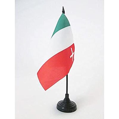 AZ FLAG Drapeau de Table Canton de Neuchâtel 15x15 cm Socle Plastique - Publicité AZ FLAG Drapeau de Table Canton de Neuchâtel 15x15 cm Socle Plastique - Publicité