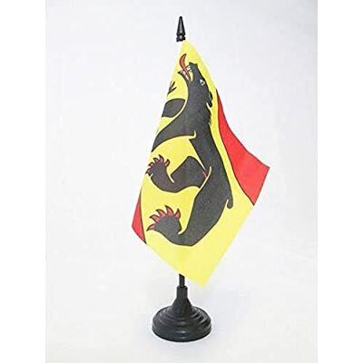 AZ FLAG Drapeau de Table Canton de Berne 15x15 cm Socle Plastique - Publicité AZ FLAG Drapeau de Table Canton de Berne 15x15 cm Socle Plastique - Publicité