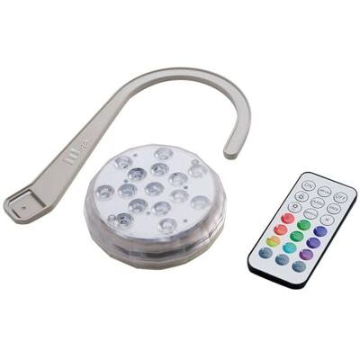 TEMPO STYLE Lumière LED RGB submersible avec télécommande Lumière sous-marine avec 16 couleurs et 4 modes, étanche pour piscine, aquarium, baignoire et décorations lumineuses (lumière LED RGB avec - Publicité TEMPO STYLE Lumière LED RGB submersible avec télécommande Lumière sous-marine avec 16 couleurs et 4 modes, étanche pour piscine, aquarium, baignoire et décorations lumineuses (lumière LED RGB avec - Publicité