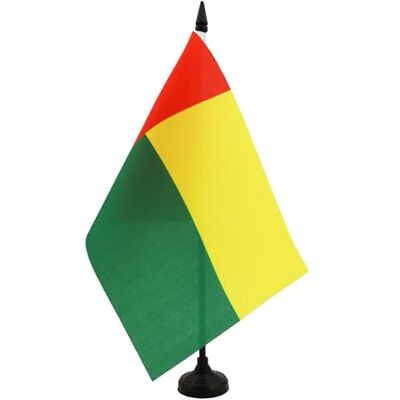 AZ FLAG Drapeau de Table Guinée-Bissau 21x14 cm Socle Plastique - Publicité AZ FLAG Drapeau de Table Guinée-Bissau 21x14 cm Socle Plastique - Publicité