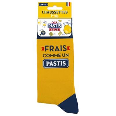 STC Chaussettes frais comme un pastis - Publicité STC Chaussettes frais comme un pastis - Publicité