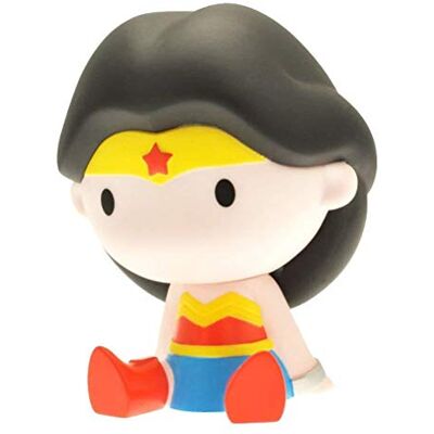Plastoy 80066 Figurine Tirelire Chibi Wonder Woman - Publicité Plastoy 80066 Figurine Tirelire Chibi Wonder Woman - Publicité