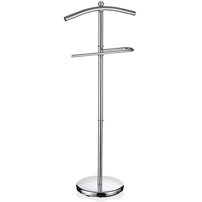IDIMEX Valet de Chambre JÖRG Valet de Nuit Support pour Vestes Porte vêtements en métal chromé - Publicité IDIMEX Valet de Chambre JÖRG Valet de Nuit Support pour Vestes Porte vêtements en métal chromé - Publicité