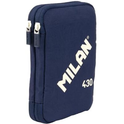 MILAN ® Plumier 2 étages avec contenu 430 since 1918, bleu - Publicité MILAN ® Plumier 2 étages avec contenu 430 since 1918, bleu - Publicité