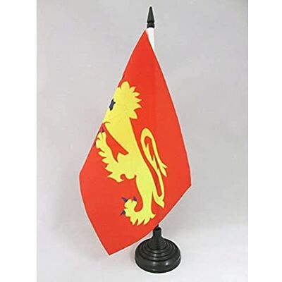 AZ FLAG Drapeau de Table Province de Guyenne 21x14 cm Socle Plastique - Publicité AZ FLAG Drapeau de Table Province de Guyenne 21x14 cm Socle Plastique - Publicité