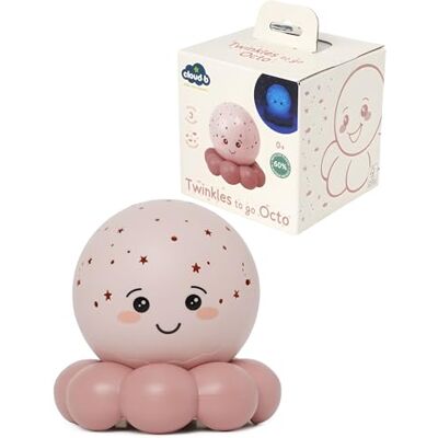 Cloud B - Veilleuse Twinkles To Go Octo - Rose Pastel - Publicité Cloud B - Veilleuse Twinkles To Go Octo - Rose Pastel - Publicité