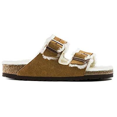 Birkenstock 1001135 Arizona Shearling mink, Suede Leather Homme Mink EU 40 - Publicité Birkenstock 1001135 Arizona Shearling mink, Suede Leather Homme Mink EU 40 - Publicité