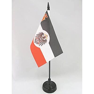 AZ FLAG Drapeau de Table Alsace-Lorraine 1871-1919 15x10 cm Socle Plastique - Publicité AZ FLAG Drapeau de Table Alsace-Lorraine 1871-1919 15x10 cm Socle Plastique - Publicité