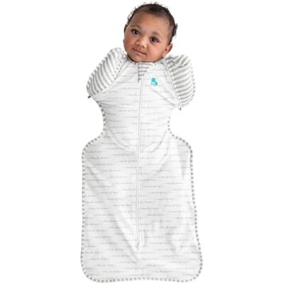 Love To Dream Sac de Transition Swaddle Up, Taille Moyenne 6-8,5 kg, Blanc Dreamer, Coupe ajustée, Ailes Amovibles, 1,0 Tog (20-24 °C), Lavable en Machine et Double Fermeture éclair - Publicité Love To Dream Sac de Transition Swaddle Up, Taille Moyenne 6-8,5 kg, Blanc Dreamer, Coupe ajustée, Ailes Amovibles, 1,0 Tog (20-24 °C), Lavable en Machine et Double Fermeture éclair - Publicité
