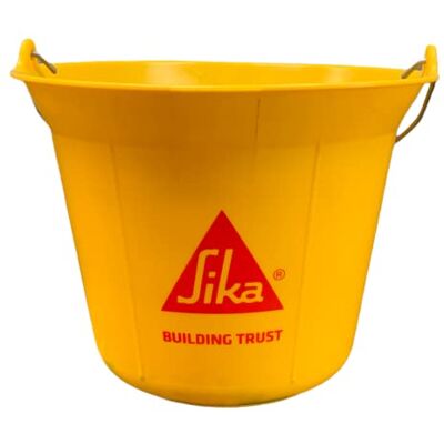 Sika 547694 - Seau de maçon - 11 L - Jaune - Publicité Sika 547694 - Seau de maçon - 11 L - Jaune - Publicité