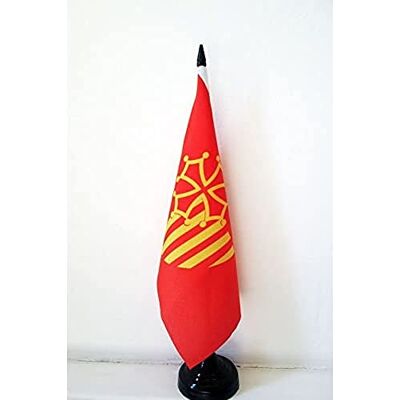 AZ FLAG Drapeau de Table Languedoc-Roussillon 21x14 cm Socle Plastique - Publicité AZ FLAG Drapeau de Table Languedoc-Roussillon 21x14 cm Socle Plastique - Publicité
