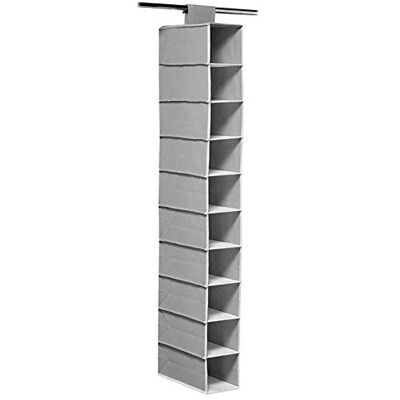 Walaka luggage Walaka Étagère Suspendue pour Porte-Monnaie, Sac à Main, Chaussures, etc. – Lot de 10 Poches – Sac de Rangement Suspendu idéal en Tissu – Le Parfait Rangement Suspendu (A) - Publicité Walaka luggage Walaka Étagère Suspendue pour Porte-Monnaie, Sac à Main, Chaussures, etc. – Lot de 10 Poches – Sac de Rangement Suspendu idéal en Tissu – Le Parfait Rangement Suspendu (A) - Publicité