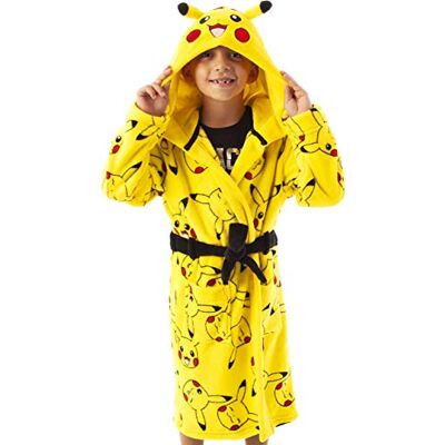 Pokémon Peignoir Garçons Filles Pikachu Enfants Peignoir De Poche 7-8 ans - Publicité Pokémon Peignoir Garçons Filles Pikachu Enfants Peignoir De Poche 7-8 ans - Publicité