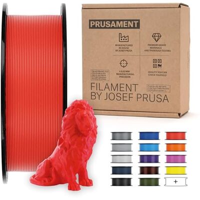 Prusament PLA Filament pour imprimante 3D Lipstick Red 1,75 mm – 1 kg Haute précision ±0,02 mm Facile à imprimer Déformation minimale Sans nœuds Pour débutants et professionnels - Publicité Prusament PLA Filament pour imprimante 3D Lipstick Red 1,75 mm – 1 kg Haute précision ±0,02 mm Facile à imprimer Déformation minimale Sans nœuds Pour débutants et professionnels - Publicité