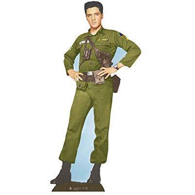 STAR CUTOUTS Stsc571 Figurine Géante Elvis Presley Militaire 186 X 89 Cm - Publicité STAR CUTOUTS Stsc571 Figurine Géante Elvis Presley Militaire 186 X 89 Cm - Publicité