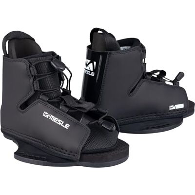 Mesle Duro Fixations pour Wakeboard, 30-45EU, débutants & avancés, Open Toe Boots, Grand réglage, Noir - Publicité Mesle Duro Fixations pour Wakeboard, 30-45EU, débutants & avancés, Open Toe Boots, Grand réglage, Noir - Publicité